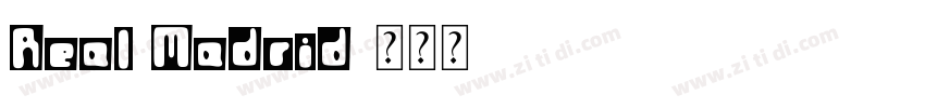Real Madrid字体转换